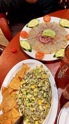 Ceviche y aguachile