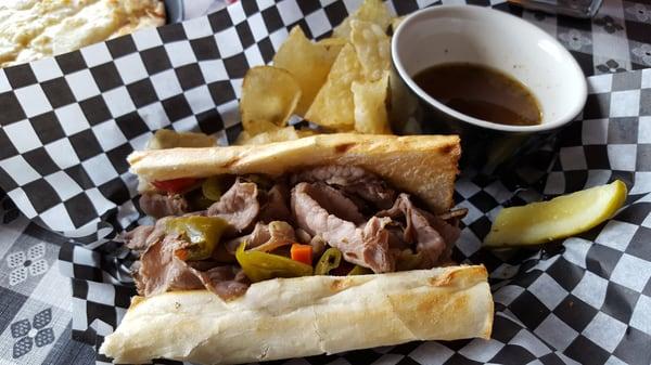 Best Italian Beef outside of Chicago. Get it with hot peppers but skip the cheese.