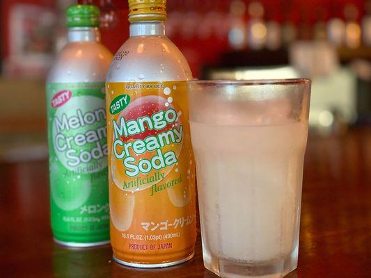 Japanese Creamy Soda - Mango or Melon