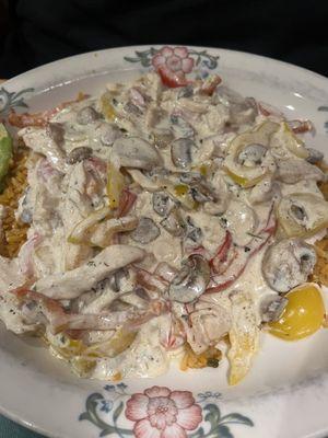 Pollo con Crema