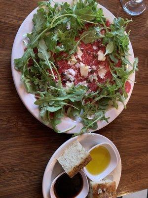 Kobe beef carpaccio with side of house made bread