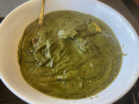 Palak paneer