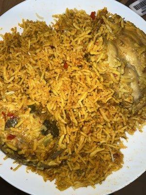 Temper Chicken Dum Biryani