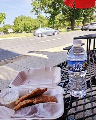 Chicken Tender App & Bottled Water. 11 bucks!!