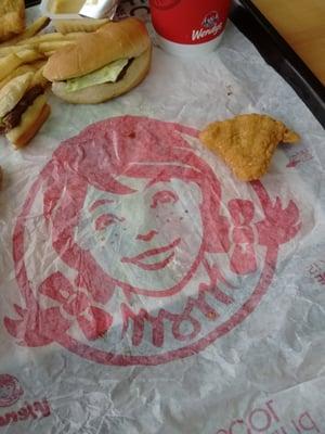 Omg!  Longhorn nugget @ the Wendy's!