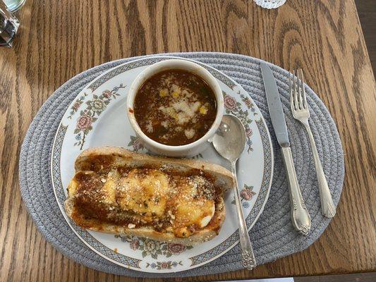 Meatballs and Minestrone