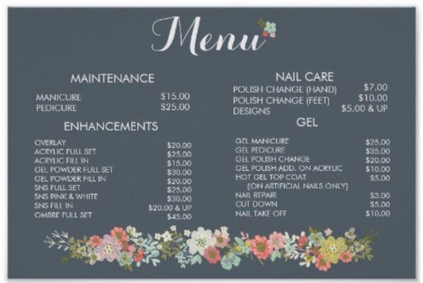 Price List!