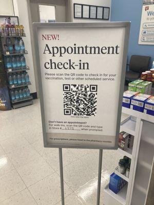 Appointment check-in