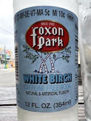 Foxon Park - White Birch soda from New Haven CT