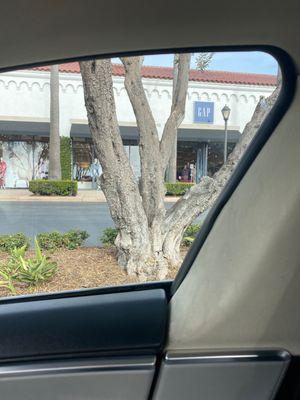 Gap storefront in Crystal Cove, Newport Beach CA