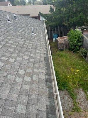 AFTER gutter cleaning