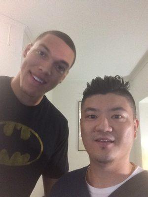 Aaron Gordon from Orlando Magic getting treatment :-)