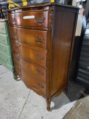 Solid wood dresser