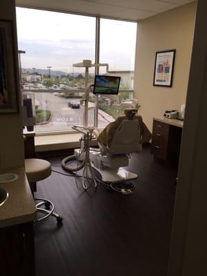 Large treatment rooms with a view!