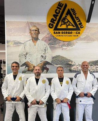 Gracie Master Instructors in San Diego 2022 (Pedro, Ralph, Royler, Royce)