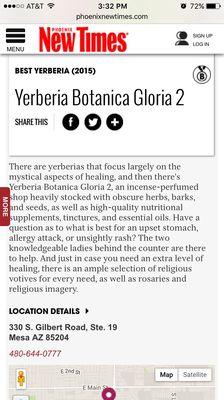 Yerberia Botanica Gloria 2