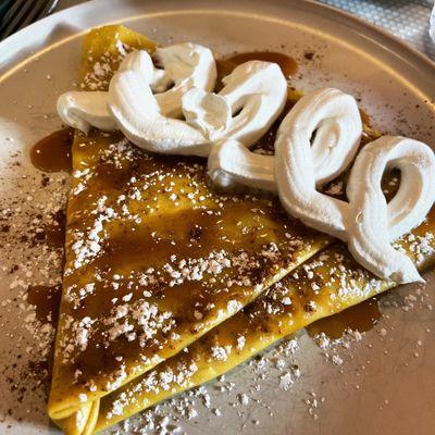 Pumpkin Crepe