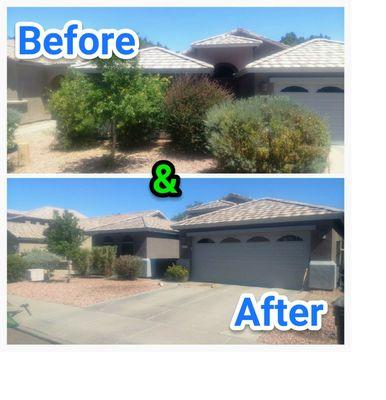 Things growing out of hand? Need a yard clean up? We can help 6025164510