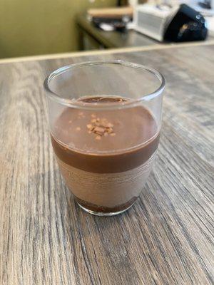 Chocolate mousse dessert