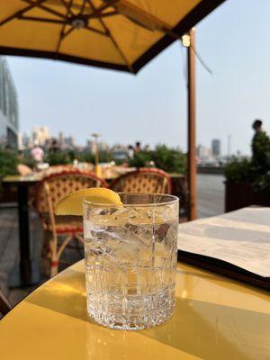 View from table looking towards Brooklyn