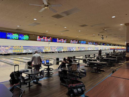 Gold Coast Bowling Center lanes