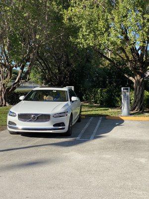 Charging station parking