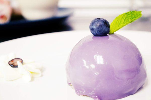 Blueberry mousse