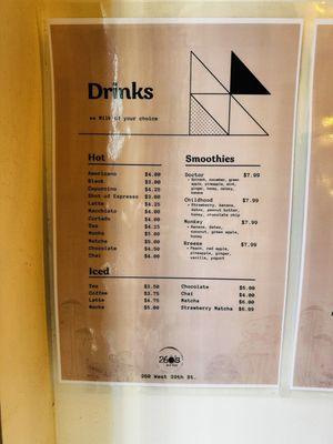 Drink Menu