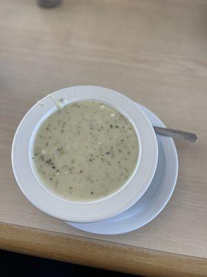 Cream of broccoli soup