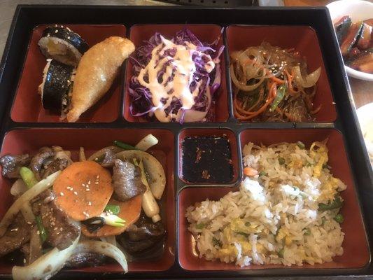 Bulgogi lunch box.  $7.99!