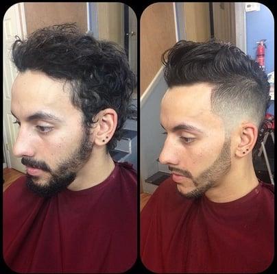 Men's cut & styled + beard