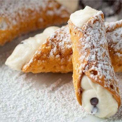 Homemade cannoli available everyday