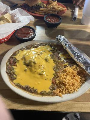 Huevos Rancheros  Cheeseburger