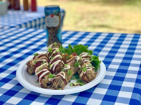 Country Fried Pork Rib Plate - $14 Yes! Fried Ribs! We use our very own smoked ribs and dip them in a beer wash and toss them  with a season