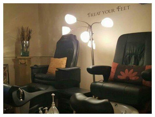 Our Relaxing Pedicure Room