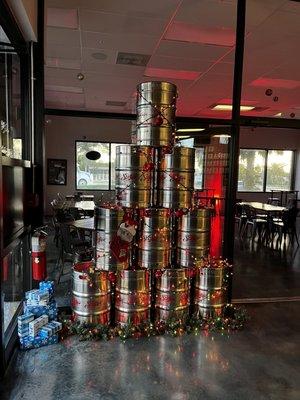 Kegs-mas Tree 2021! Merry Christmas & happy holidays!