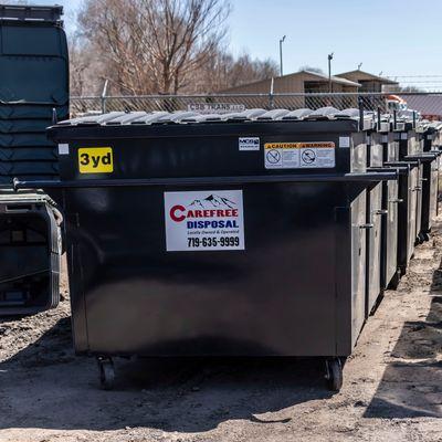 Carefree Disposal offers limited commercial services in Colorado Springs.