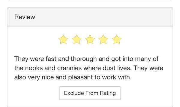 Customer reviews