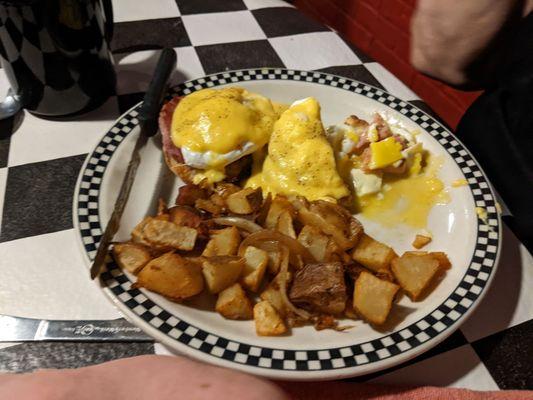 Eggs Benedict. The sauce was very good