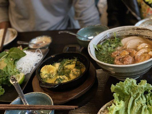 Turmeric dill fish & Bun Rieu