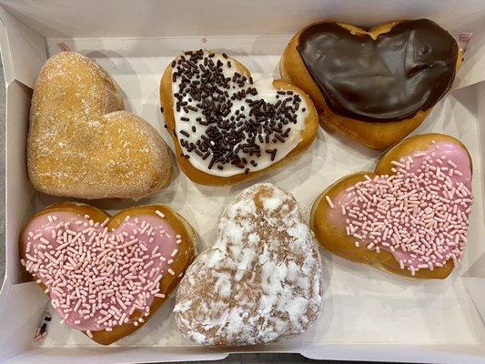 They still have heart donuts!