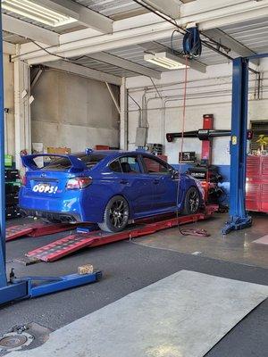 Wheel alignment