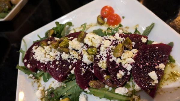 Sept 2024 Beet and arugula salad