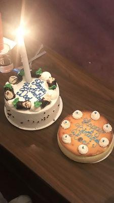 Cannoli Cake  & cheese cake