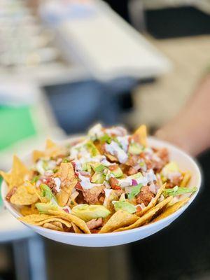 Jackfruit Nachos