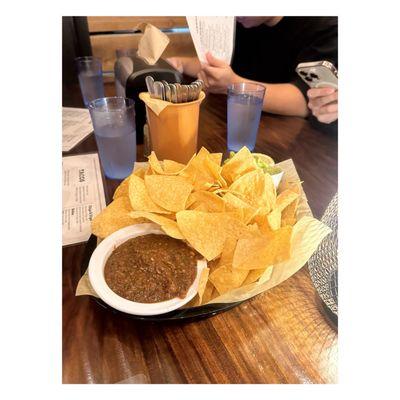 Chips and salsa and guac