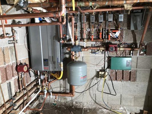 AFTER: Boiler and Tankless water heater combo