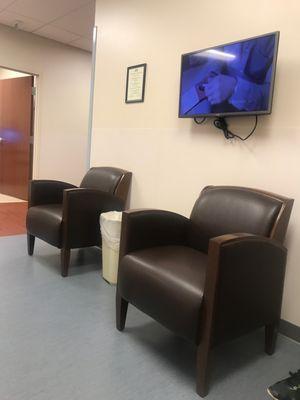 Nice smaller waiting areas in imaging!