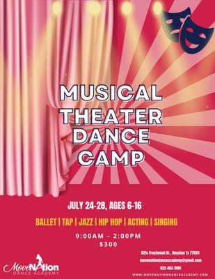 Musical Theater Dance Summer Camp