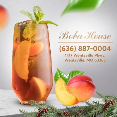 Sip into a world of refreshment with our Peach Tea!